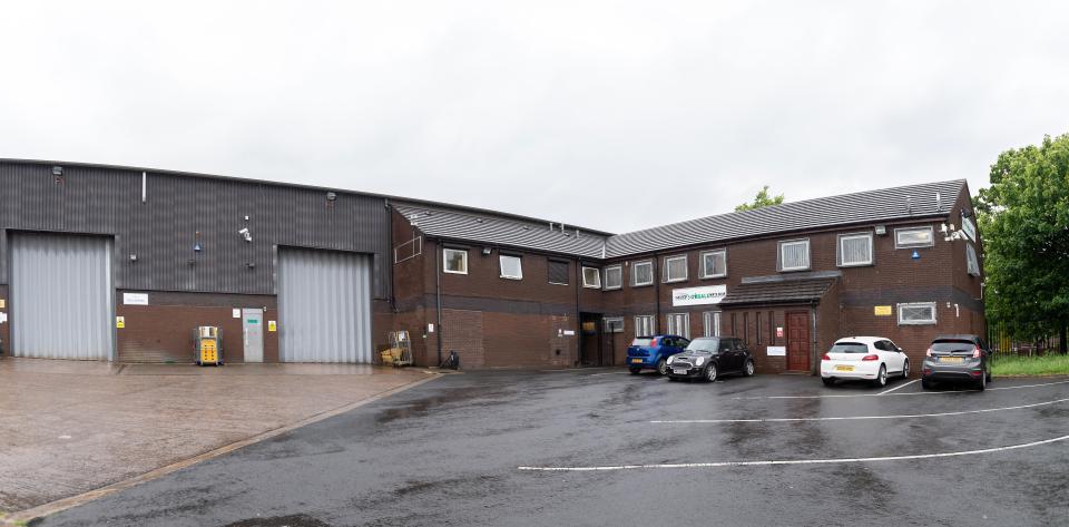  From the outside, the Classic Football Shirts warehouse doesn't seem so big