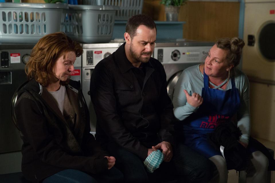 Mick Carter struggles with the aftermath of the stabbing storyline