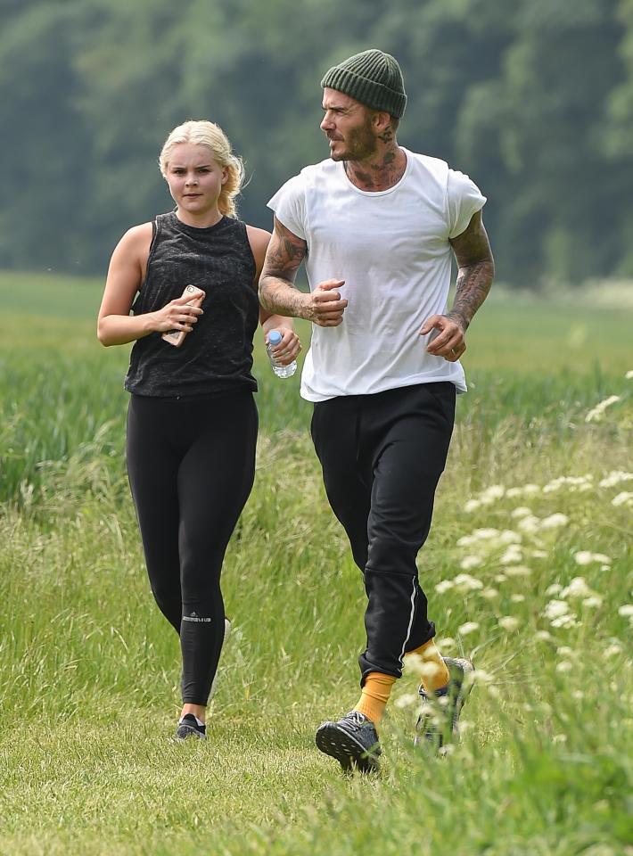  Both Victoria and David will be attempting to stay fit with the help of the same personal trainer