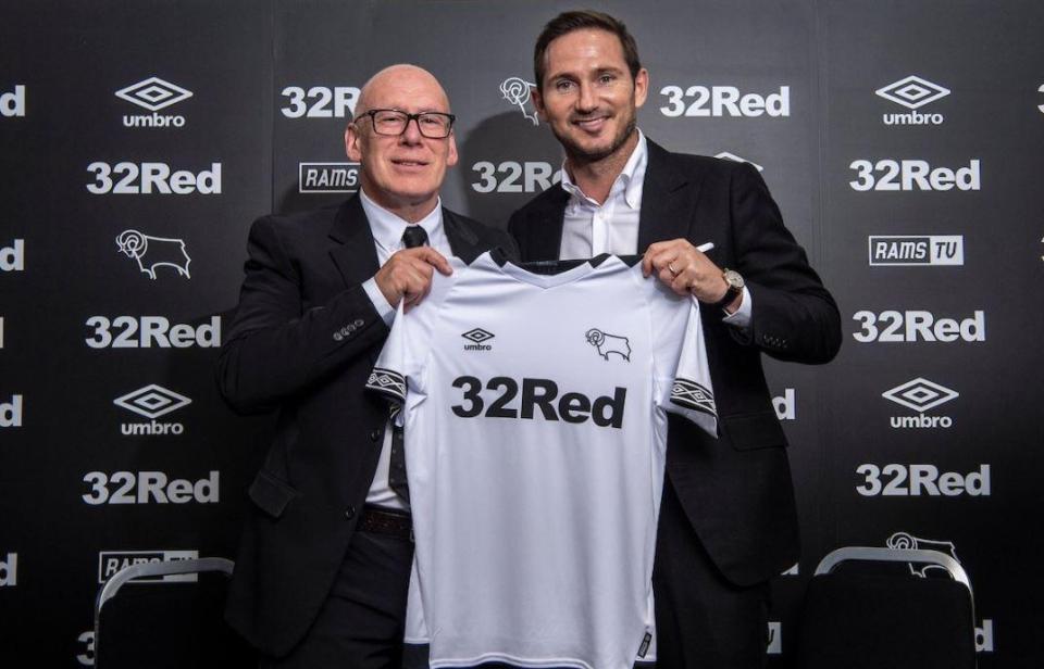  Lampard was appointed as Derby's new manager this week