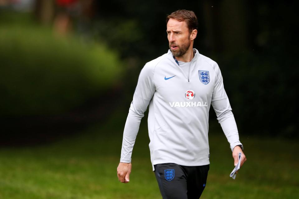  England boss Gareth Southgate has competitive training games