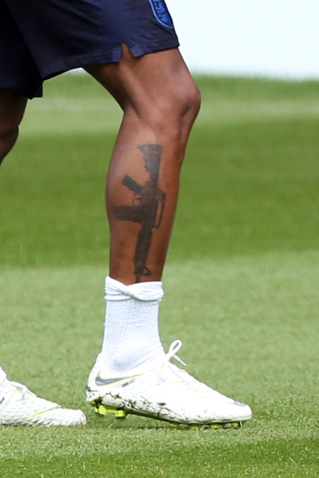 Raheem Sterlings gun tattoo created real controversy