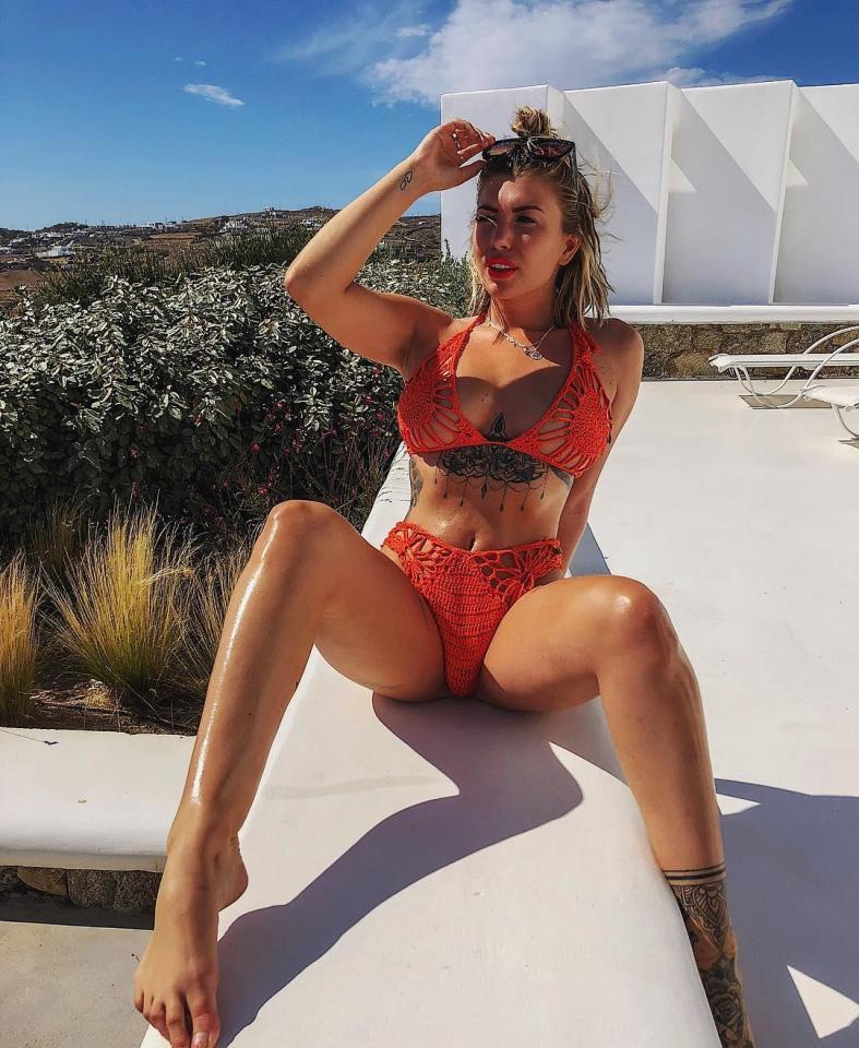  Olivia Buckland stripped down to her bikini during her hen do in Mykonos, Greece