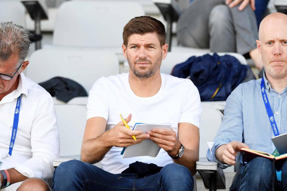 Steven Gerrard has been busy scouting for new talent at the Toulon Tournament