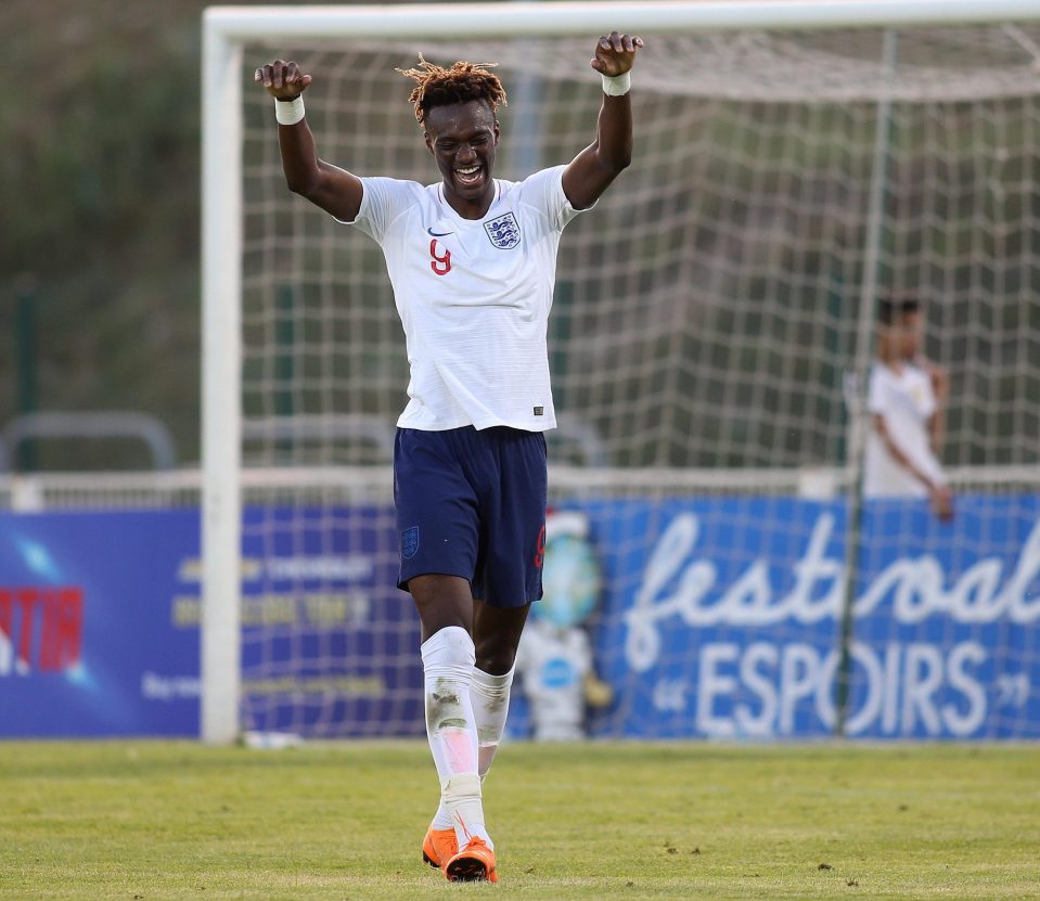 Tammy Abraham was on target as the Young Lions thrashed Qatar 4-0