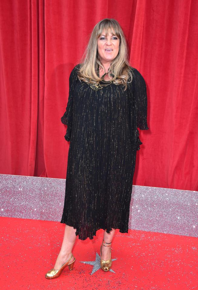  Lorraine looked excited to be at the awards in London as she arrived on the red carpet