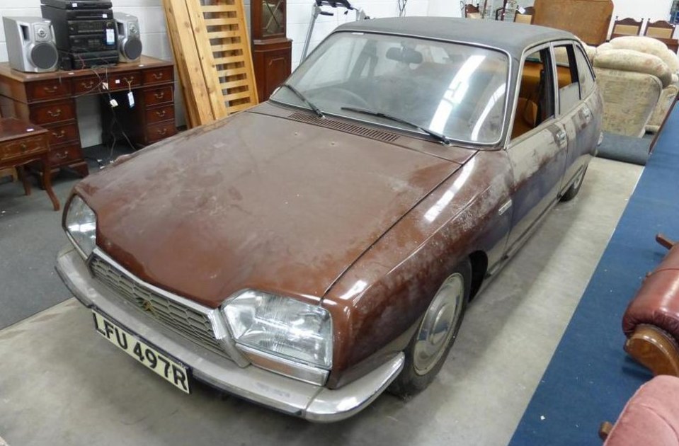 The Citroen has been in storage for more than 40 years