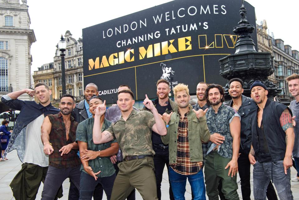  Channing Tatum is launching his Magic Mike Live stage show in London