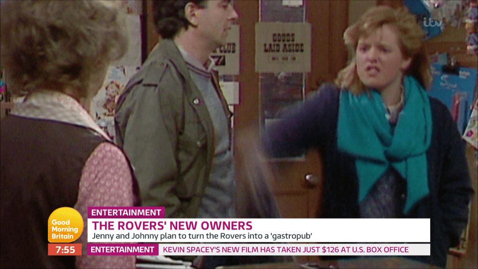 Sally (right) first starred in the soap in 1986