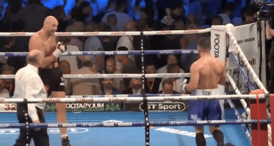  Tyson finds the funny side of the violent clash outside the ring