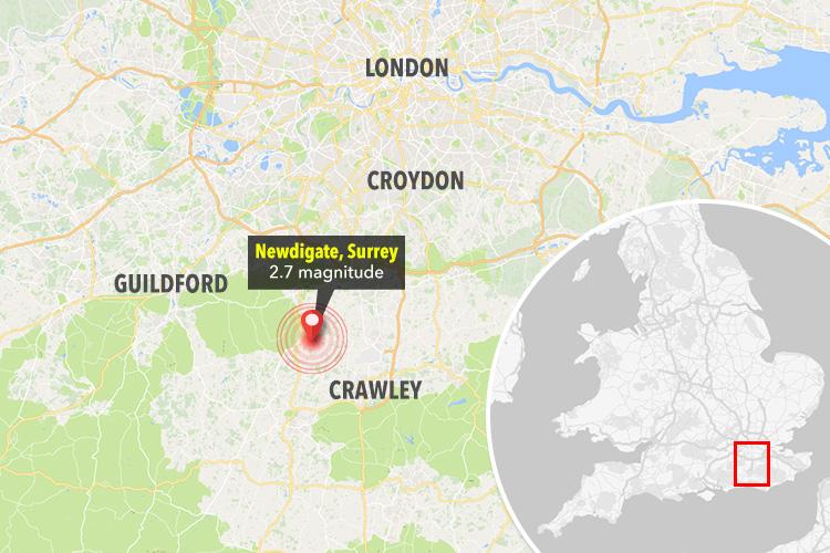  The quake was recorded just after 1.30pm on February 27