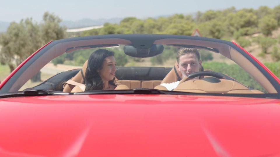  They have enjoyed several romantic dates together this week including going on an epic drive in a Ferrari