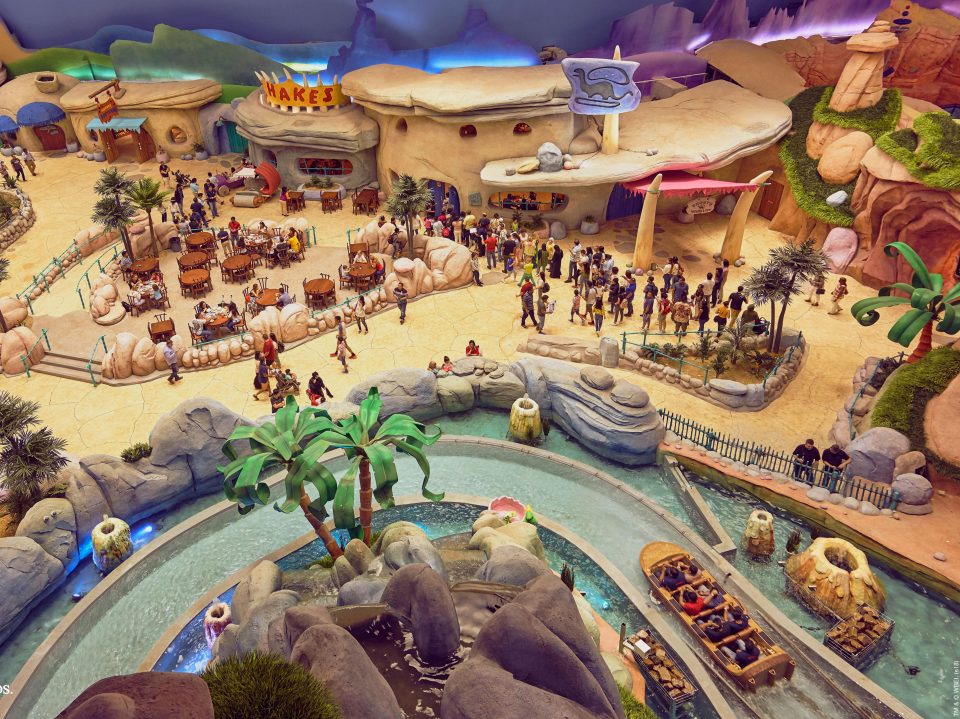 There are 29 attractions at the shiny new theme park