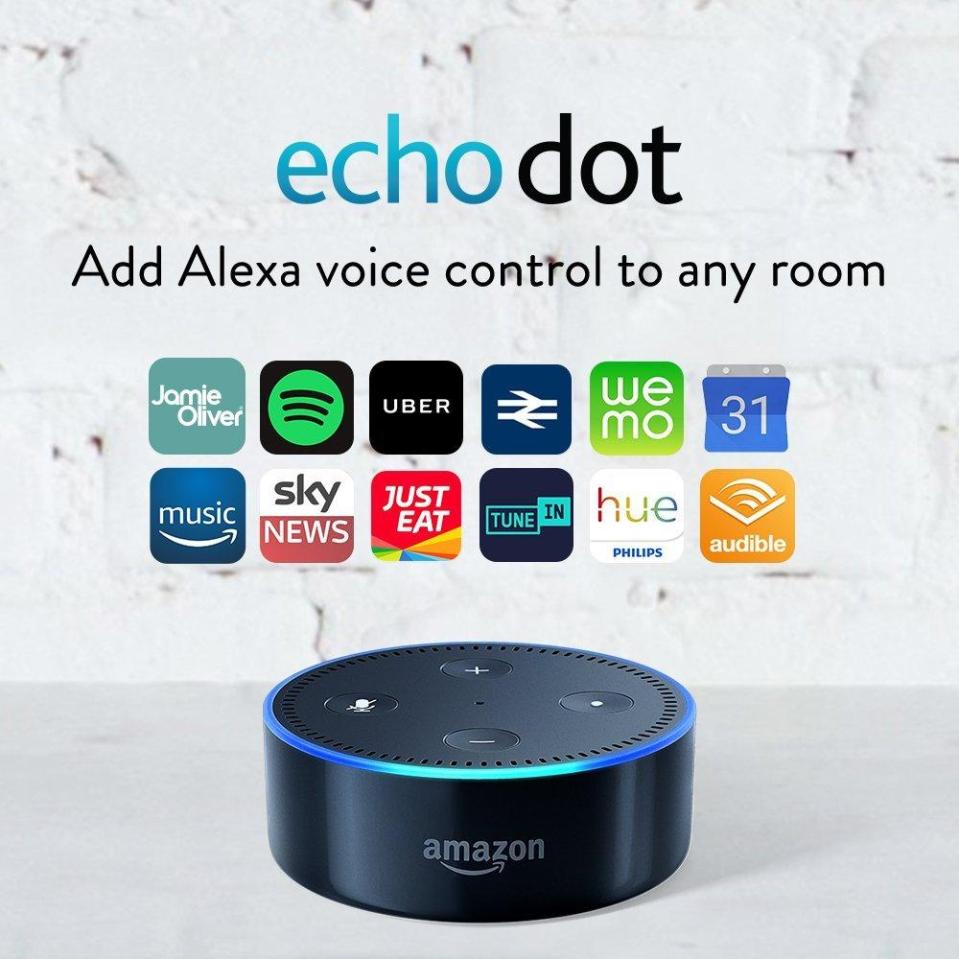  The Amazon Echo Dot is a smart speaker that works using voice controls