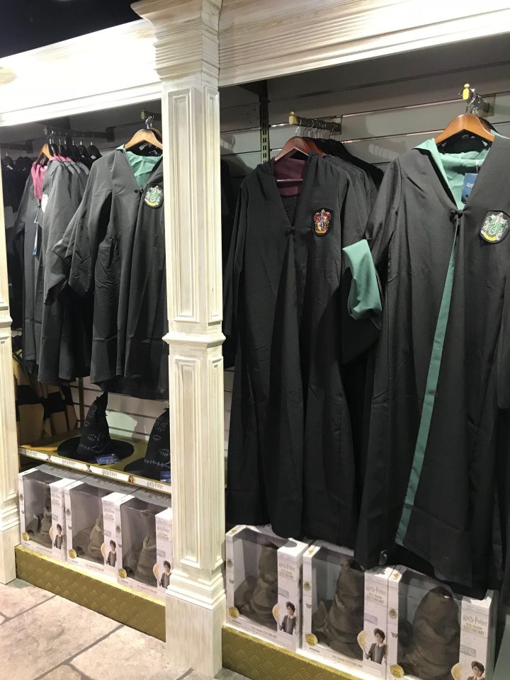  You can chose which Hogwarts House you're in with the school robes