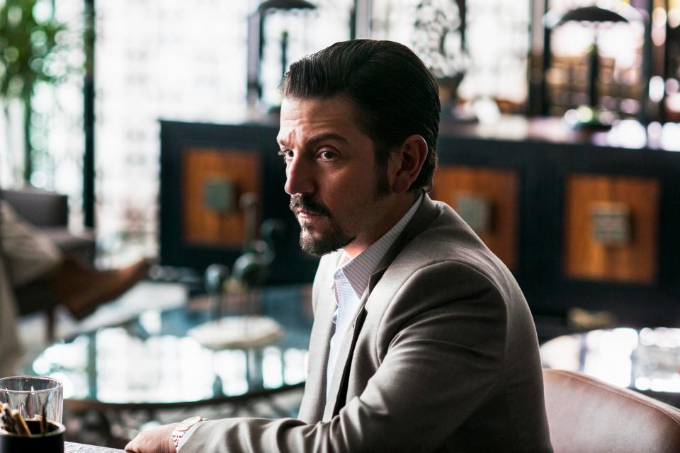  Diego Luna stars as Felix Gallardo, head of the Guadalajara Cartel, in the latest series of Narcos