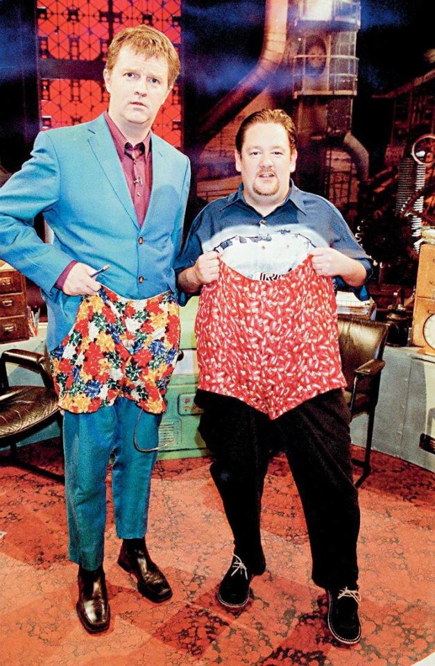  Paul Merton, pictured here with Johnny Vegas, hosted Room 101 from 1999 to 2007