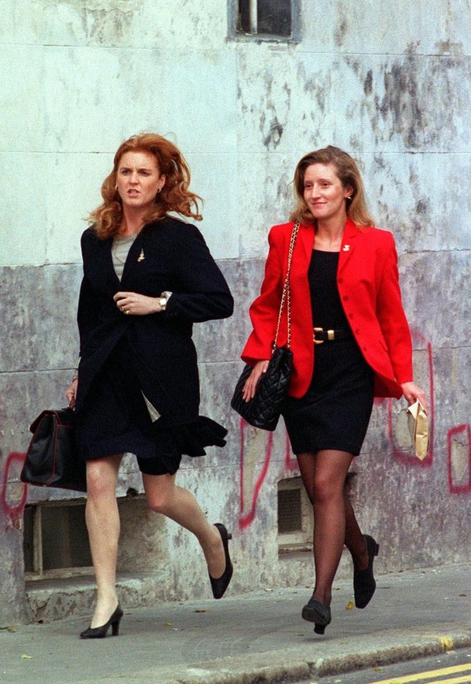  The Duchess of York with Jane Andrews, who has served a life sentence for murder since they worked together