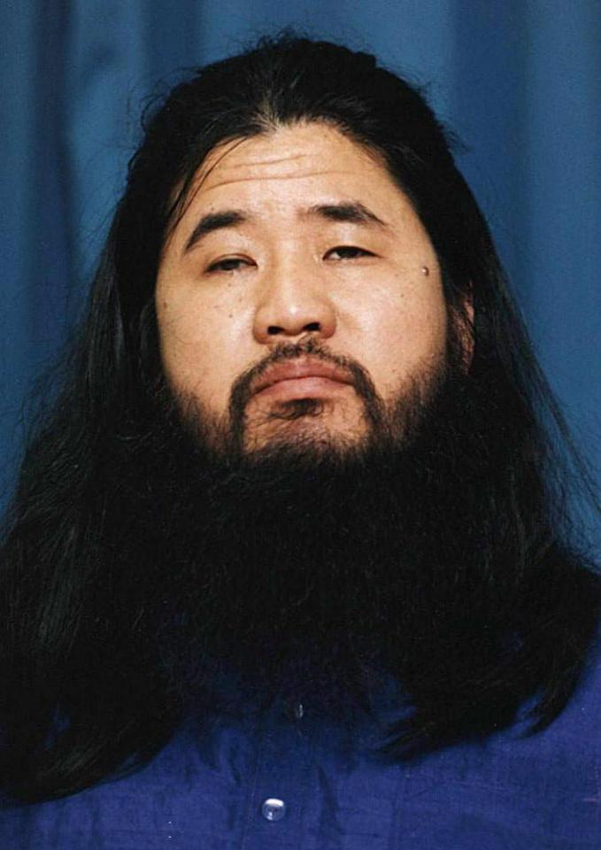  Shoko Asahara masterminded the deadly 1995 Sarin attacks which killed 13 people in Japan in 1995