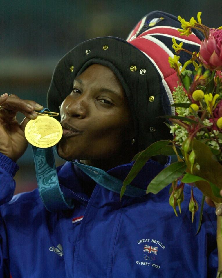 Olympic gold medallist Denise Lewis has three children already