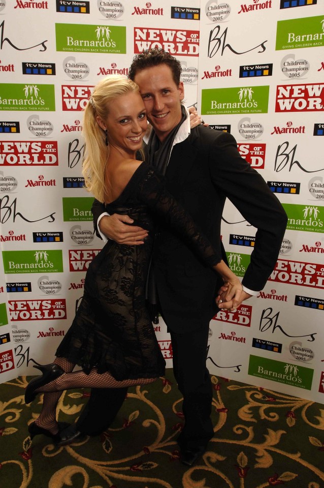 Brendan pictured with his partner Camilla Dallerup