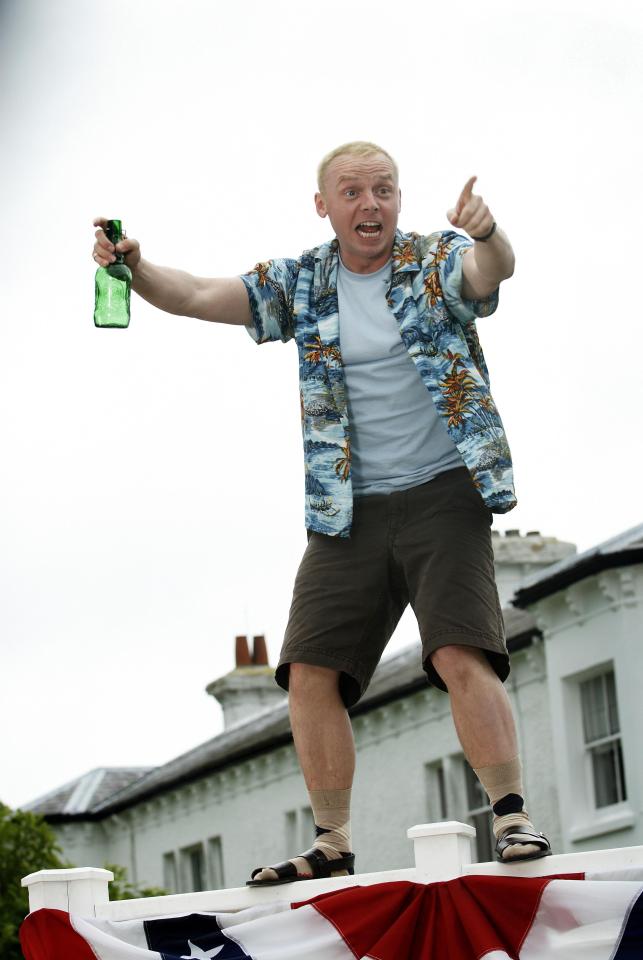  Actor Simon Pegg admitted that alcoholism nearly killed him