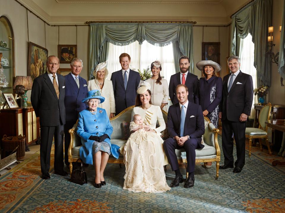  Prince George was christened at the Chapel Royal in 2013 with an untraditionally small ceremony with only 22 guests