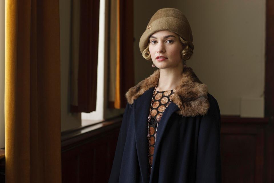  Lily James won't be starring in the Downton Abbey film