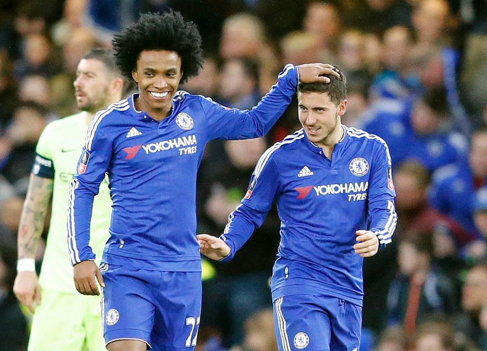  Eden Hazard and Willian are a lethal combination when both in form