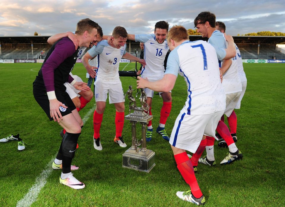  Pickford was part of the England U21 team - coached by Gareth Southgate - that won the 2016 Toulon Tournament