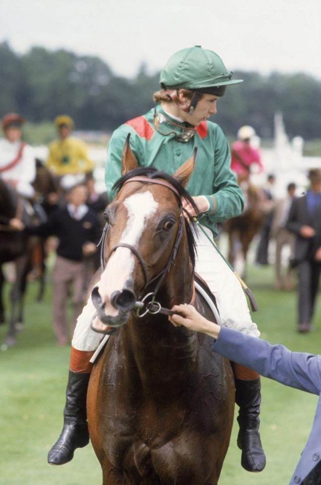  English jockey Walter Swinburn, 19, on Shergar in 1980