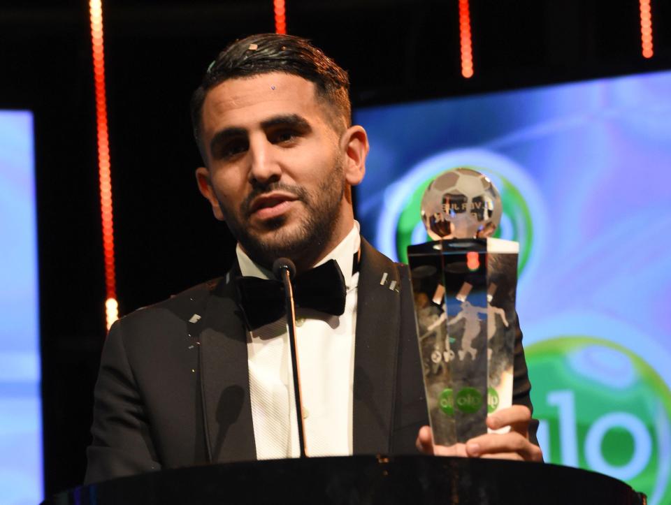  Mahrez was named Player of the Season by his fellow pros at the end of the 2015-16 campaign