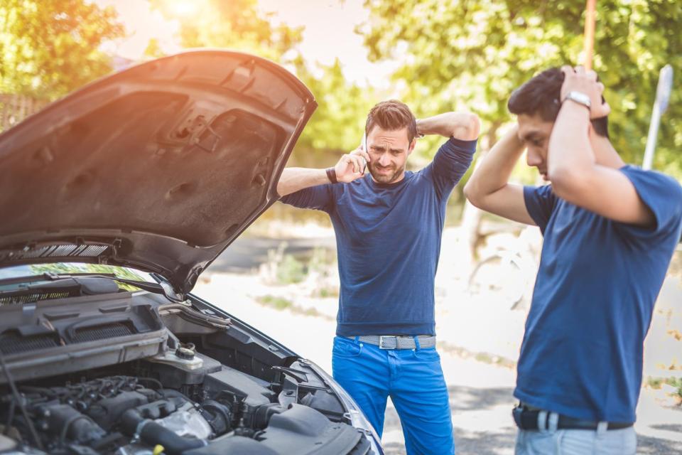 Check coolant and oil levels before going on a long journey