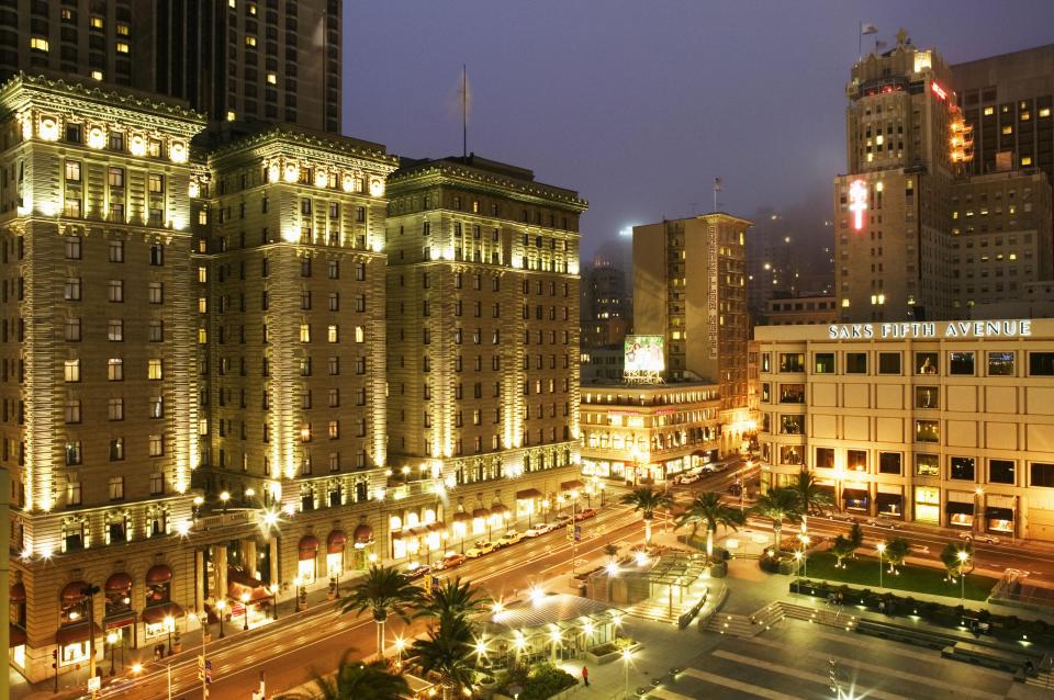  Union Square with St. Francis Hotel at the background. San Francisco, California. USA