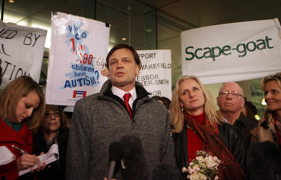  Andrew Wakefield was struck off