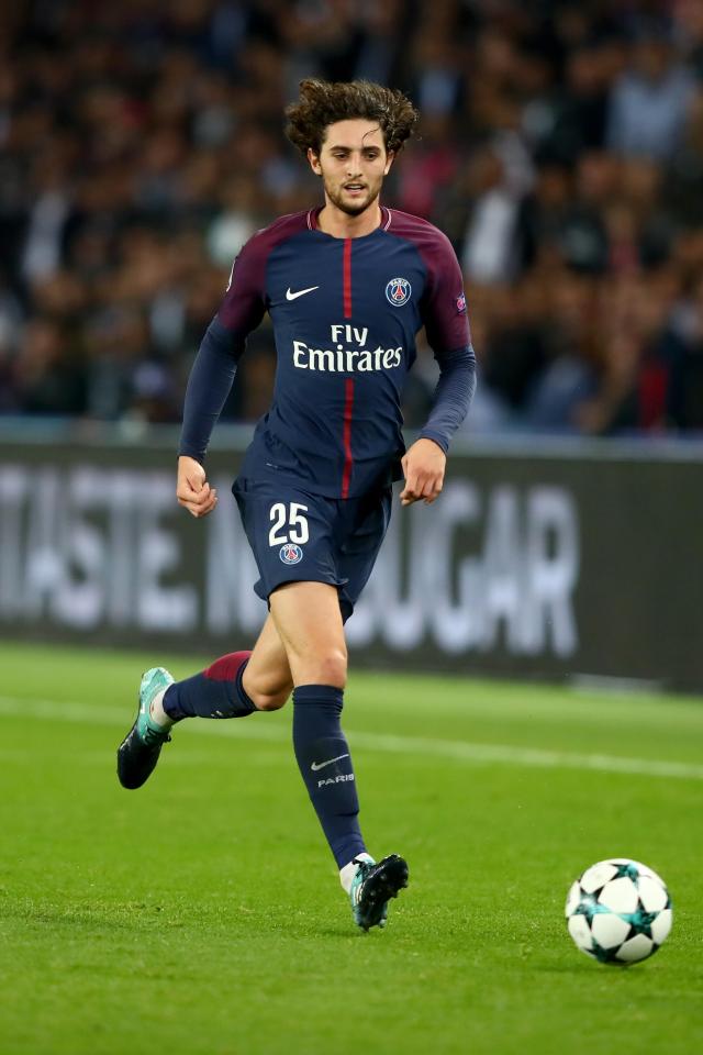  Barcelona are said to have agreed a deal with PSG for Adrien Rabiot