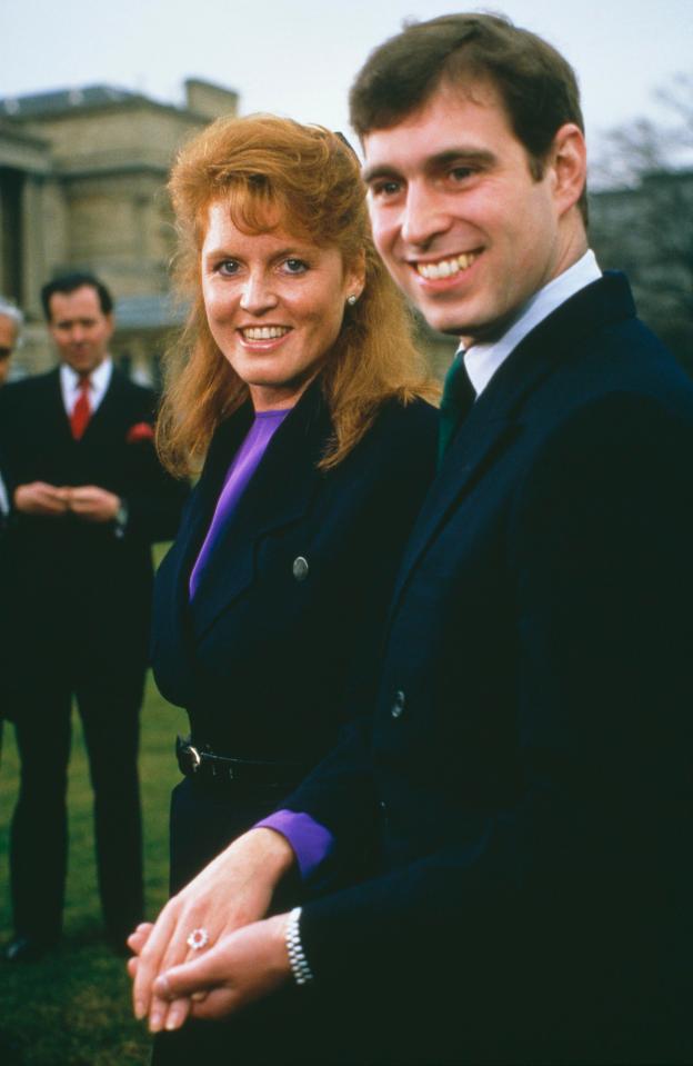  Fergie with Prince Andrew, who she remains close friends with after their separation in the early 90s