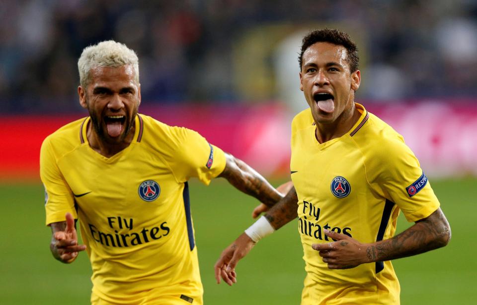 Dani Alves and Neymar are apparently among those at PSG who tease Kylian Mbappe