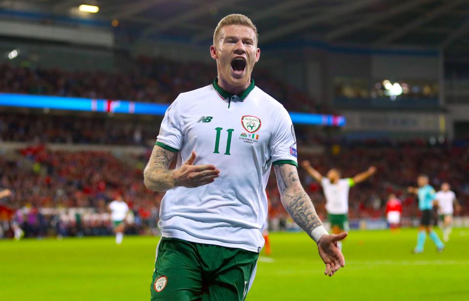  McClean has won 59 caps for his country, scoring ten times