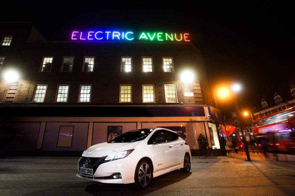 The Nissan Leaf remains the UK's favourite purely electric car