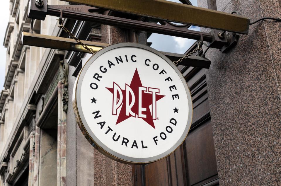  Pret has promised to introduce compostable cutlery at all its stores next year