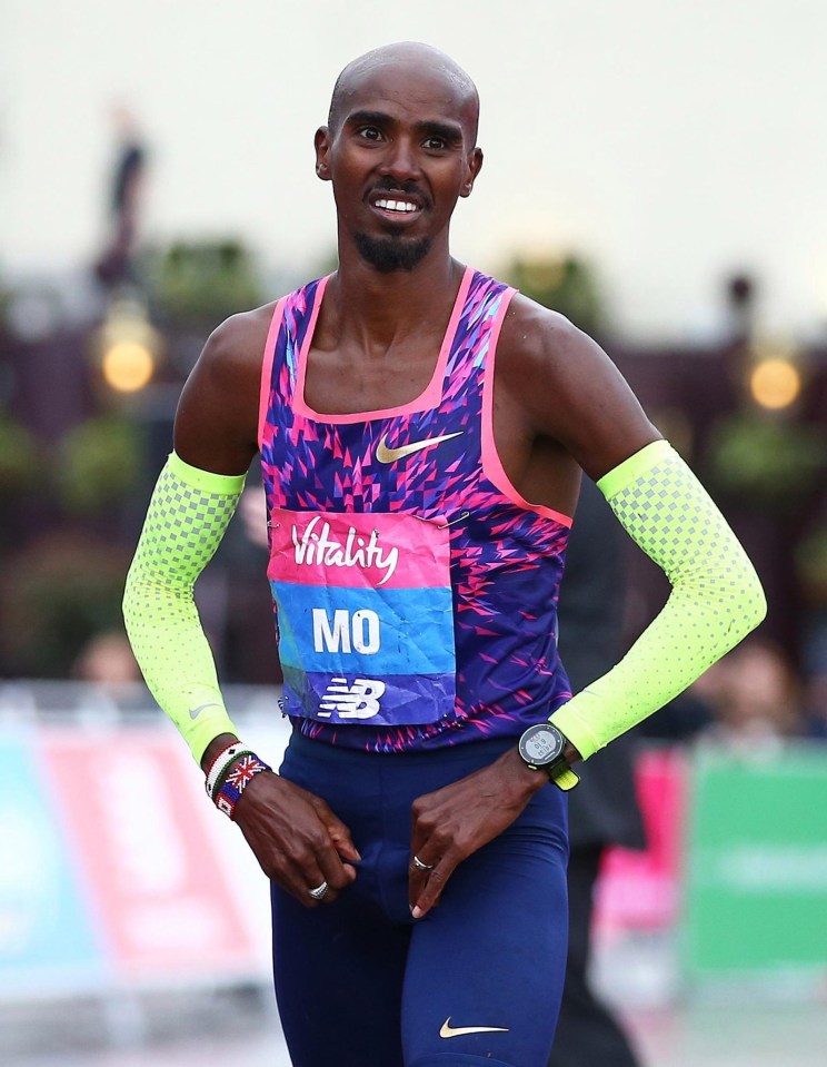 Sir Mo Farah was making a guest appearance on A League of Their Own