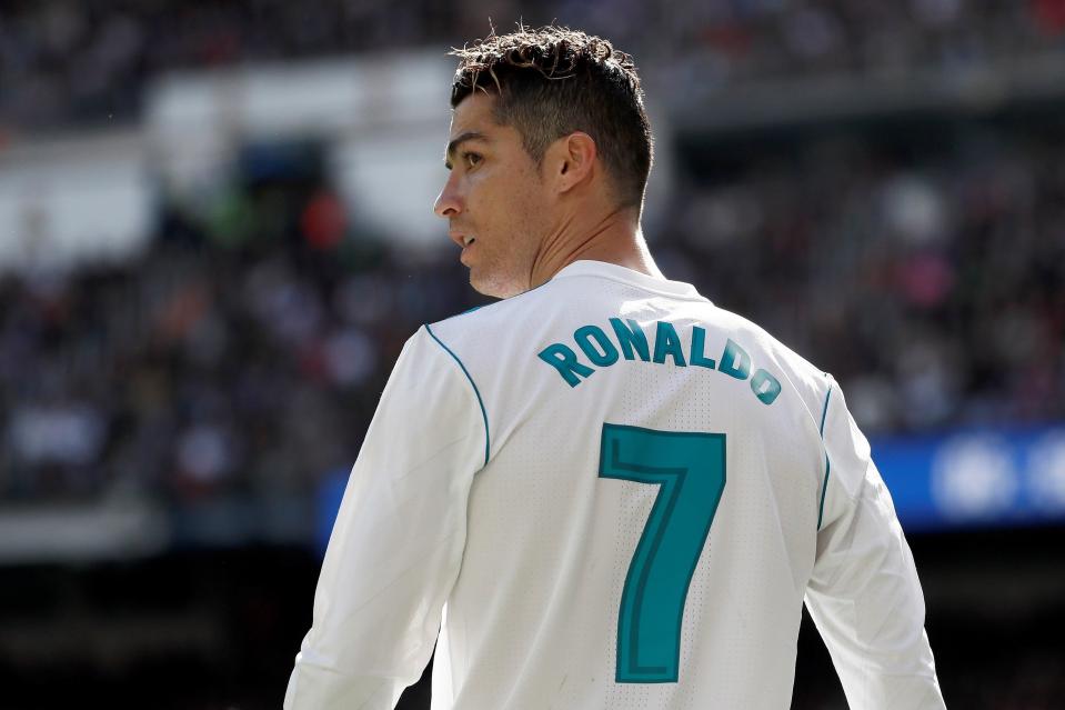  Cristiano Ronaldo will always be associated with the Real Madrid No 7 jersey