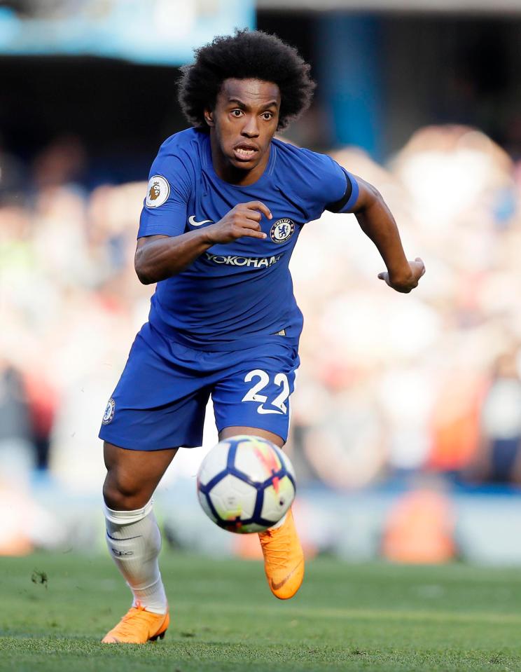  Willian has been linked with Barcelona, who have space for one more Non-EU player in their squad