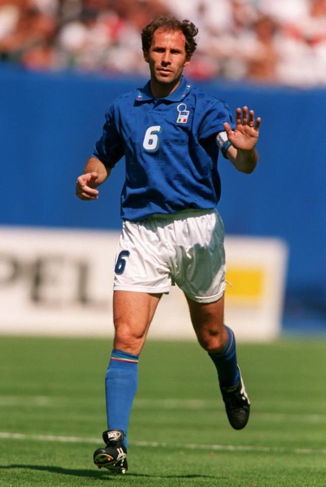  Italian icon Franco Baresi was the last man to win a World Cup without being capped