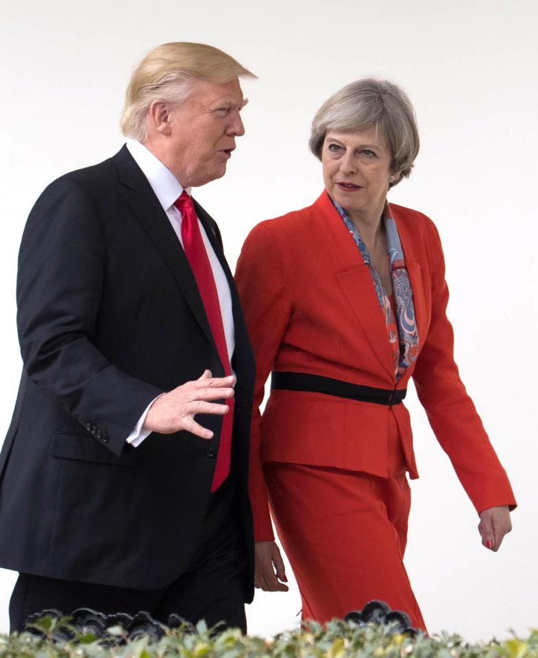  The PM is keen to cut a deal with Donald Trump once we quit the EU