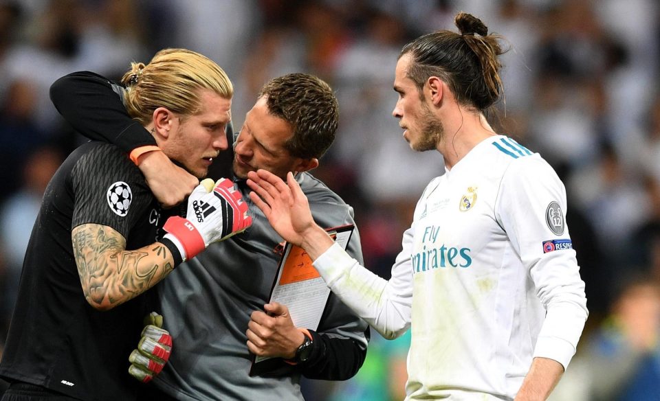  Karius is consoled at full-time in Kiev