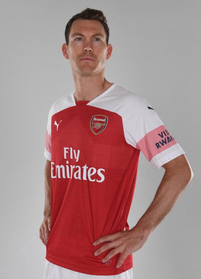  Stephan Lichtsteiner is preparing for his first season with the Gunners