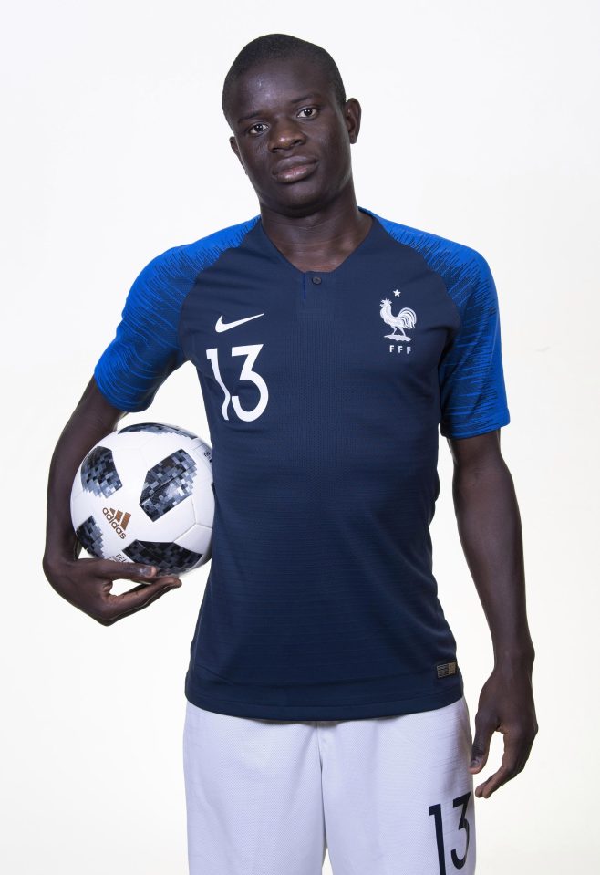 Bulteel chose Kante because of his smile, shyness, modesty and amazing record