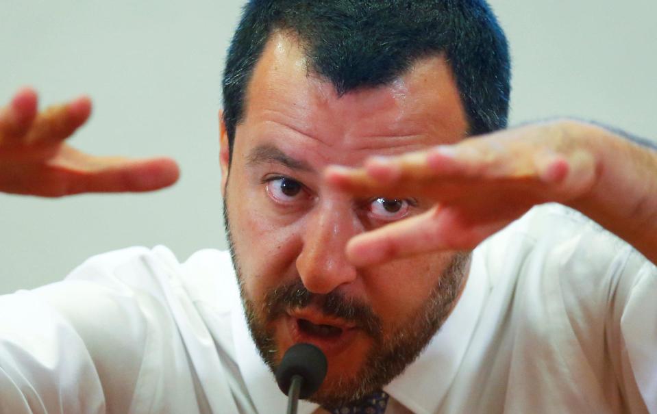  Italy's Interior Minister Matteo Salvini has taken a hard line on migrants